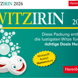 HARENBERG Abreisskalender           2026 331001226 Witzirin DE            14x11cm