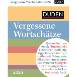 HARENBERG Abreisskalender           2026 331007926 Duden Wortschätze DE   11x14cm