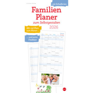 HEYE      Familienpl.Selbstgestalt. 2026 20527+26  1M/1S DE 5 Spalten     21x45cm
