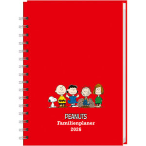 HEYE      Familienagenda Peanuts    2026 21545+26  1W/2S DE           15.2x23.2cm