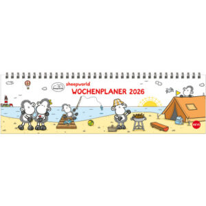 HEYE      Wochenplaner Sheepworld   2026 21742+26  1W/1S DE            32.5x9.3cm
