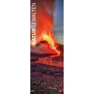 HEYE      Bildkalender              2026 21903+26  Naturgewalten DE     24.5x69cm