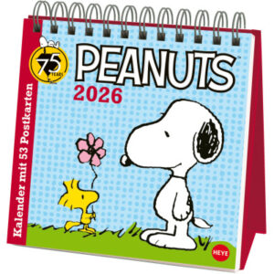 HEYE      Postkartenkal. Peanuts    2026 22963+26  1W/1S DE           16.5x17.7cm