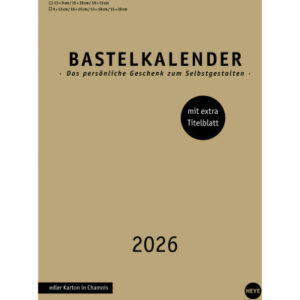 HEYE      Bastelkalender            2026 22993+26  gold                 21x29.7cm