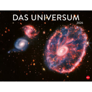 HEYE      Bildkalender              2026 23229+26  Das Universum DE       44x34cm