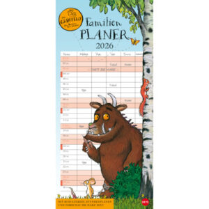 HEYE      Familienplaner Grüffelo   2026 23444+26  1M/1S DE 5 Spalten     21x45cm