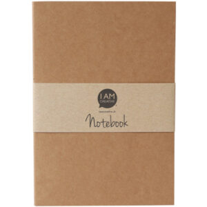 I AM CREA Notizbuch                   A5 4005.09   natur                60 Seiten