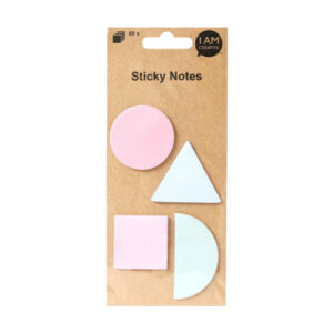 I AM CREA Haftnotizen 4086.82   Formen, pastell     4x20 Blatt