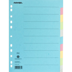 NOVOOO    Kartonregister              A4 40579     bunt                 10-teilig