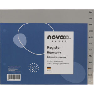 NOVOOO    Register PP           1/2 Höhe 40975     grau                Déc-Jan FR