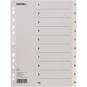 NOVOOO    Register PP                 A4 40997     weiss                     1-10