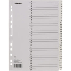 NOVOOO    Register PP                 A4 41000     weiss                     1-31