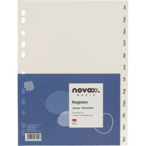 NOVOOO    Register PP                 A4 41002     weiss               Jan-Déc FR