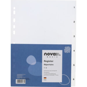 NOVOOO    Register PP                 A4 41003     transparent                1-6