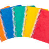 NOVOOO    Spiralheft ass.     9.1×12.1cm 729776    kariert, 4mm, 70g     48 Blatt