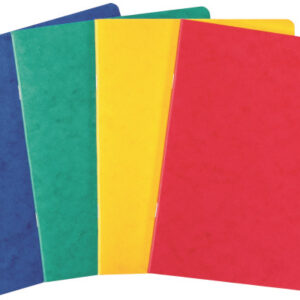 NOVOOO    Pressspanheft ass.   17.5×22cm 729789    5mm kariert, 80g      48 Blatt
