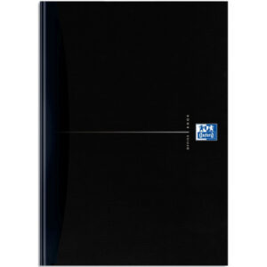 OXFORD    Office-Notizbuch            A4 100104227 schwarz, kariert 5mm  96 Blatt
