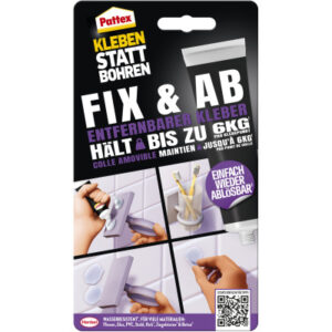 PATTEX    Montagekleber PKBR2     Kleben statt Bohren FIX & AB