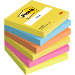 POST-IT   Energy                 76x76mm 654-TFEN  6-farbig ass.      6x100 Blatt