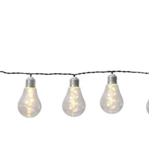 STARTRADI Solar Lichterkette 12.480-10 transparent, LED          1,8m
