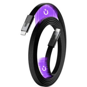 STATIK MagStack Slim Pro Cable PUP-0495 USB-C to C, 2M, 100W Black