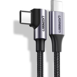 UGREEN    Fast Charging Cable 3A Max 2m 50125     USB-C -USB-C,PD,90 Degree