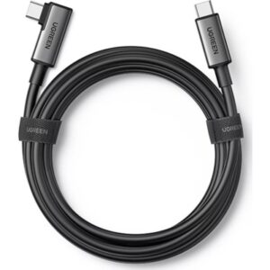 UGREEN    Cable Right Angle 90629 BB  5m, USB-C to USB-C Link,Bl.