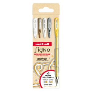 UNI-BALL  Gelroller Signo            1mm UM-120 5P 5 Farben