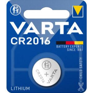 VARTA     Knopfzelle Lith.     CR2016,3V 601610140 90 mAh                 1 Stück