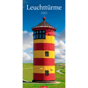 WEINGARTE Bildkalender              2026 315060026 Leuchttürme DE         33x68cm