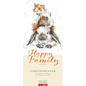 WEINGARTE Familienplaner            2026 331217126 Happy Family        22 x 48 cm