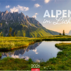WEINGARTE Bildkalender              2026 331219226 Alpen im Licht DE      55x46cm