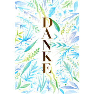 ABC       Dankeskarte            Blätter 091067430                             B6