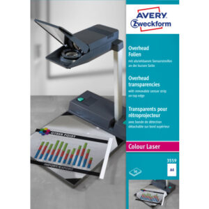AVERY ZW. Overhead-Folie              A4 3559      0,10mm Laser          50 Blatt