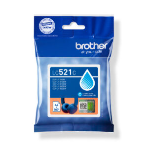 BROTHER   Tintenpatrone             cyan LC-521C   DCP-J1360DW         500 Seiten