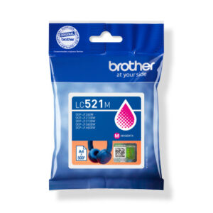 BROTHER   Tintenpatrone          magenta LC-521M   DCP-J1360DW         500 Seiten