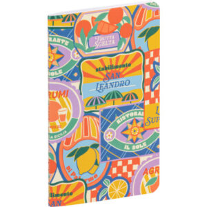 CLAIREFON Notizheft DolceAmore  7.5x12cm 116261C   blanko assortiert     24 Blatt