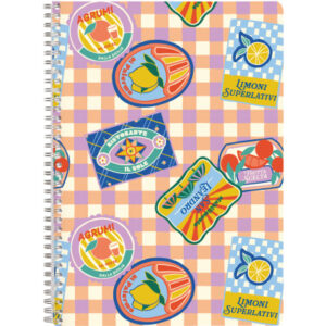 CLAIREFON Spiralheft DolceAmore       A4 116265C   liniert assortiert    74 Blatt