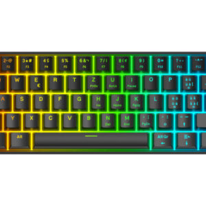 DELTACO   Mechanical Keyboard DK470   GAM-175-C Hot-Swap,KTT Switches,Black 