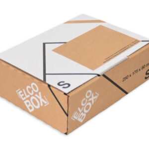 ELCO      Versandverpackung S 28832.25  braun/weiss       250x175x80mm