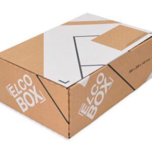 ELCO      Versandverpackung L 28834.25  braun/weiss      395x250x140mm