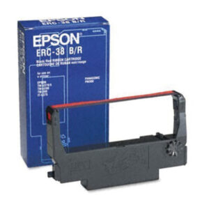 EPSON     Farbband Nylon     schwarz/rot S015376   Epson ERC 38, 1020169 1,5mio.Z
