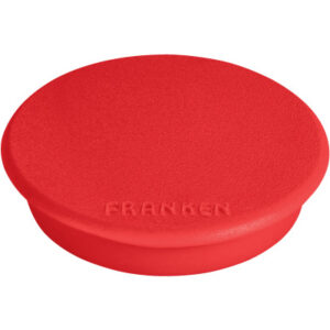 FRANKEN   Haftmagnete               24mm HM20 01   rot                   10 Stück