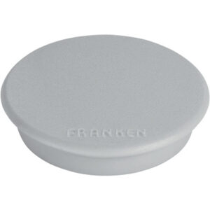 FRANKEN   Haftmagnete               24mm HM20 12   grau                  10 Stück