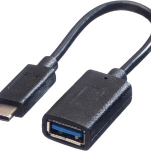 SCHOENENB Cable USB-C to USB-A Female 90.004/11 USB 3.2                  black