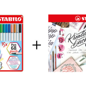 STABILO   Fasermaler Pen 68 Brush 105683215 Creative Bundle