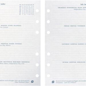 SUCCES    Agenda Senior             2026 845207000 1W/2S Ersatzkal.      9.5x15cm