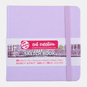 TALENS    Sketchbook             12x12cm 9314134M  pastellviolet        80 Seiten