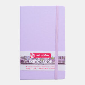 TALENS    Sketchbook             13x21cm 9314312M  pastellviolett       80 Seiten