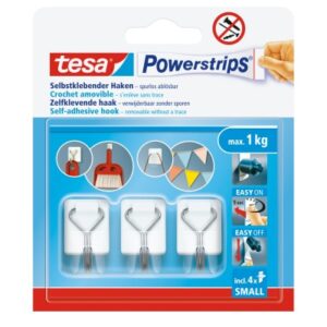 TESA      Powerstrips Haken 1kg 576150000 weiss                  4 Stück